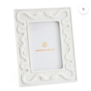 Jonathan Adler Serpent White Picture Frame